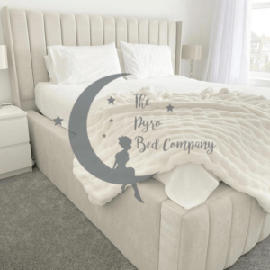 Ivy Winged High Bed Frame with 18" Side Rails