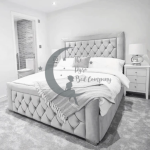 Anne Buttoned Storage Bed Frame Choose Your Base Height