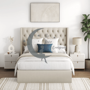 Evie Wingback Chesterfield Ottoman Storage Bed Frame