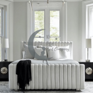 Ellie Teddy Fabric Panel Bed Frame