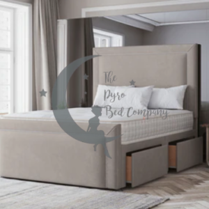 Harper Velvet Divan Bed Available With Storage Options