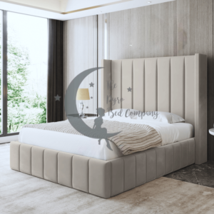 Morgan Full Panel Wingback Bed Frame