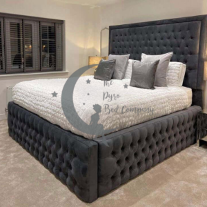 Mia Tall Chesterfield Bed Frame 75" Headboard