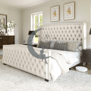 Bailey Curved Wingback Bed Frame