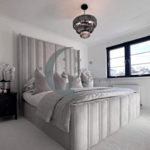 Olivia Panel Luxury Upholstered Bed Frame