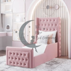 Apollo Kids Wingback Bedframe + Free 8" Mattress 3ft-4ft-4ft6-5ft
