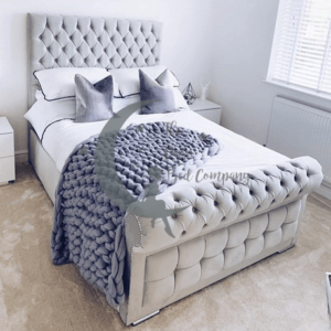 Hayden Sleigh Bed Frame Available With Storage