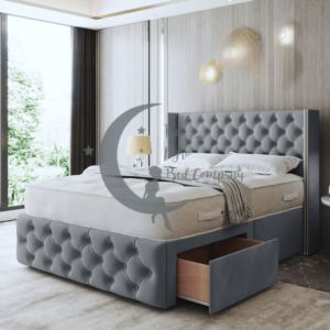 Skyline Wingback Divan Bed With Footboard