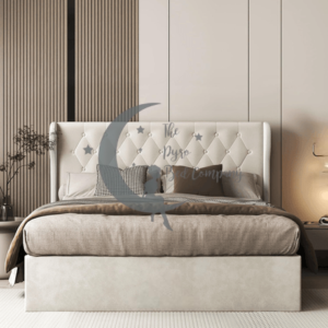 Poppy Wingback Ottoman Storage Bed Frame
