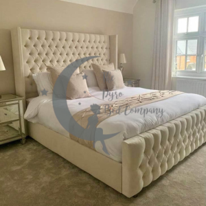 Rowen Wingback Bedframe Choose Your Base Height