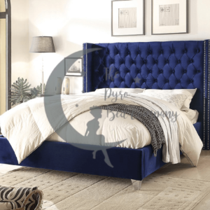 Arthur Royale Wingback Bed Frame Only at PyroBeds